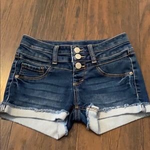 Girls jeans shorts. Great condition